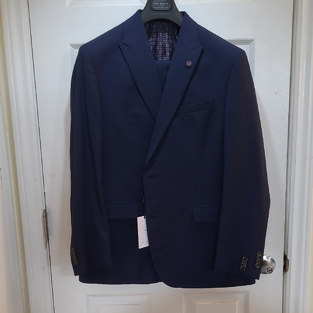 BRAND NEW Ted Baker Complete Deep Blue Suit